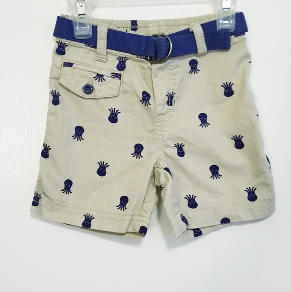 2/$20 Old Navy Octopus Print Belted Pull On Shorts - Picture 2 of 9